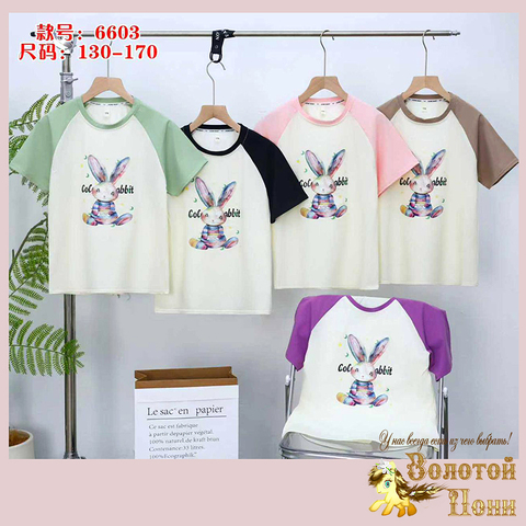 Футболка хлопок д (5-9) 260119-SL6126