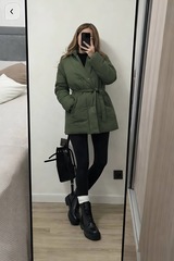 Куртка женская демисезонная " Кимоно Офис" хаки