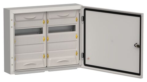 TITAN 5 Корпус мет. ЩРн-48 (2х24) 460х570х140 IP54 сер IEK