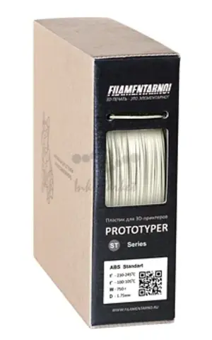 Пластик для 3Д принтера Filamentarno! ABS-PRO натуральный 750 г, 1.75 мм