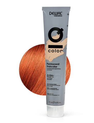 Краситель перманентный 8.43 Light copper gold blonde IQ COLOR DEWAL Cosmetics, 90 мл