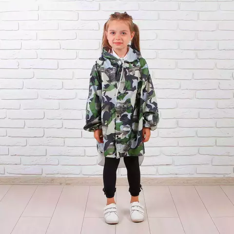 Дождевик детский Хаки (зеленый) 3588724