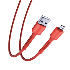 Кабель для зарядки BY XXL, Micro USB, 2 м, QC3.0, красный