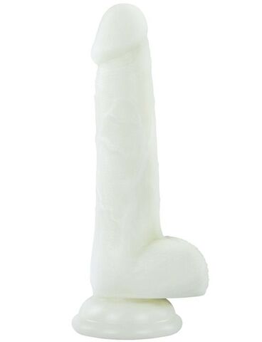 Светящийся в темноте фаллоимитатор 7 Inch Lumino Play Silicone Dildo - 18 см. - Lovetoy LV418001