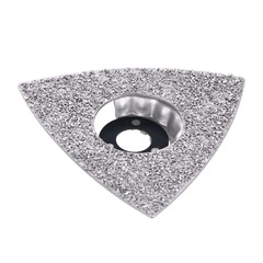 Насадка для МФИ ПРАКТИКА шлифовальная дельтавидная, HM, по плитке и дереву, 78 мм (240-300)