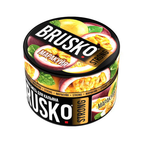 Бестабачная смесь для кальяна BRUSKO 50г STRONG - Маракуйя