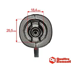 Гидропистолет QUATTRO ELEMENTI для NAPOLI 160, рукоятка (242-335-037)