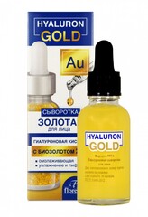 Floresan HYALURON GOLD Гиалуроновая сыворотка для лица,омолаживающий комплекс, 30мл