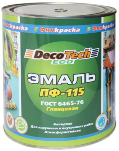 Эмаль «ПФ-115» DecoTechEco (ДЕКОТЕК)