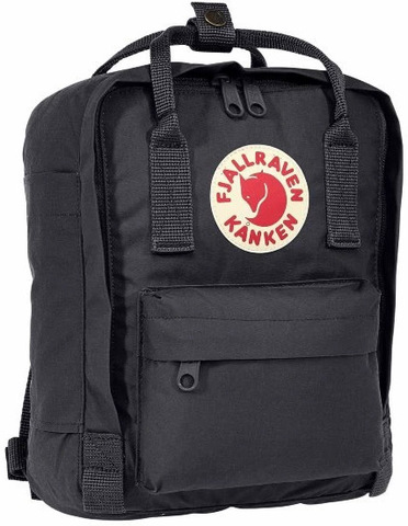 Картинка рюкзак городской Fjallraven Kanken Mini 550 Black - 1