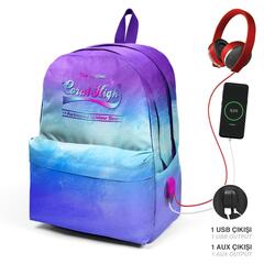 Çanta \ Bag \ Рюкзак CORAL HIGH SIRT ÇANTA(USB+AUX SOKETLİ) 23425