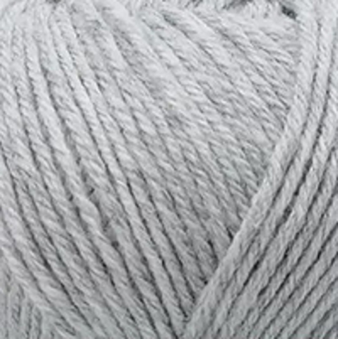 Пряжа Nako PURE WOOL 400гр 195 св.серый (уп.4 мотков)