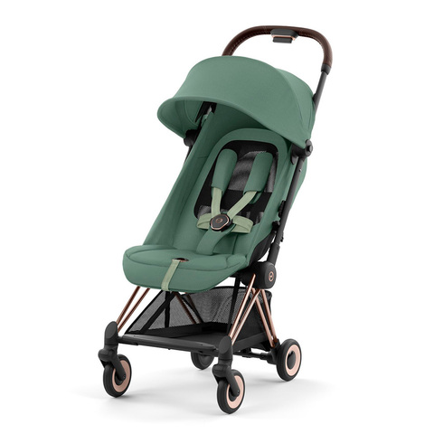 Прогулочная коляска Cybex Coya Leaf Green Rosegold