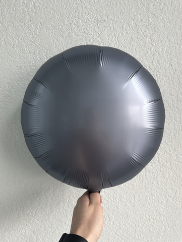 Круг Сатин Серо-Голубой 18"