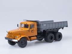 KRAZ-256 B1 tipper orange-gray 1:43 AutoHistory