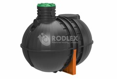 Резервуар для дизельного топлива 10-OIL наземный Родлекс цилиндрический 10000 л. горизонтальный (2400x3500x2500см;472кг;черный) - арт.559939