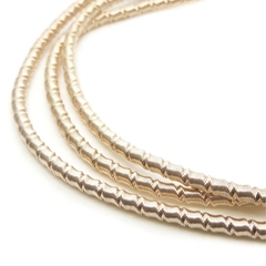 Канитель мягкая, фигурная KAN/LB, 2 мм, матовый, нежно кремовый