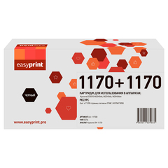 Двойная упаковка тонер-картриджа EasyPrint LK-1170D для Kyocera M2040dn/M2540dn/M2640idw (2шт.x7200 стр.) с чипом