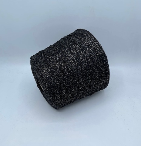 Linsieme (пр.Италия),art.Sirio, 150м/100гр,9% Кашемир, 18% Полиамид, 38% Меринос, 28%Вискоза, 7%Люрекс цвет-Черный+люрекс.арт.32082