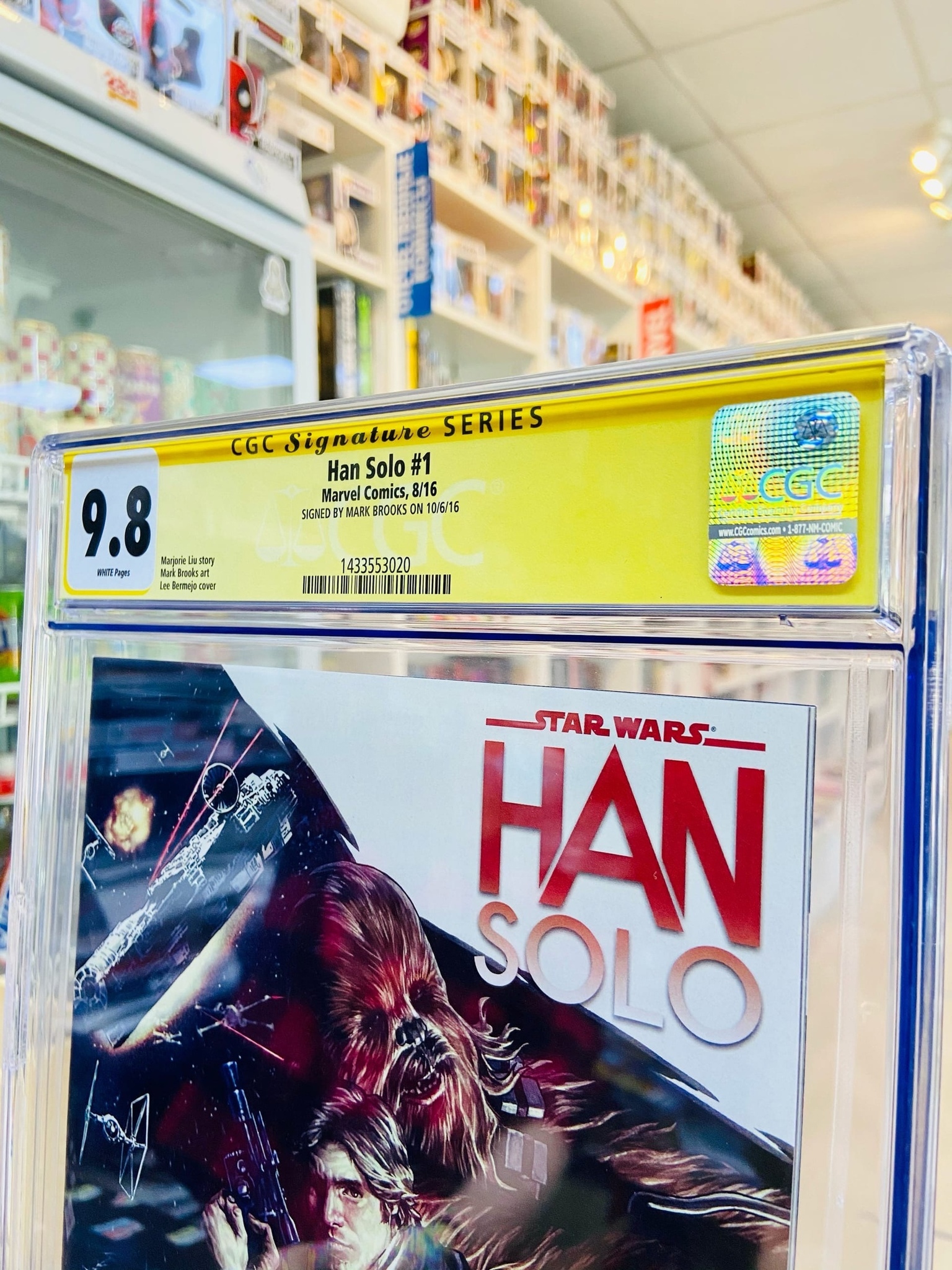 Han Solo #1 CGC 9.8 С автографом художника Марка Брукса – купить по  выгодной цене | Интернет-магазин комиксов 28oi.ru