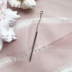 УЦЕНКА!!! Коннектор длинная Цепочка 1*68 мм, родий У042