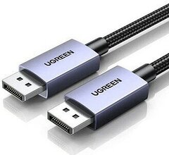 Кабель  UGREEN DP118 (15383) Display Port Male To Male 16K Cable, 1м, серый