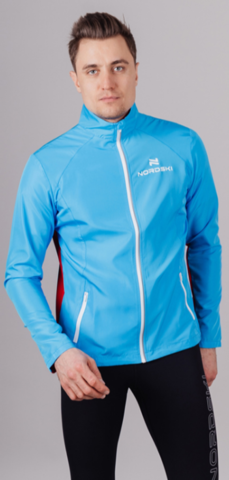 Беговая куртка Nordski Premium Run Blue/Red унисекс