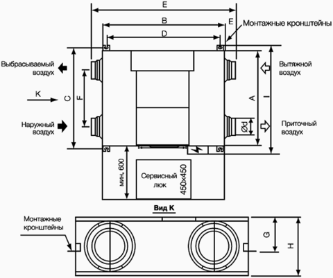 Приточно-вытяжная установка Electrolux EPVS-200