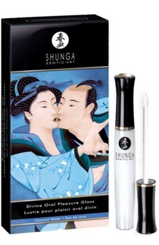 Возбуждающий блеск для губ Shunga Divine Oral Pleasure Кокос