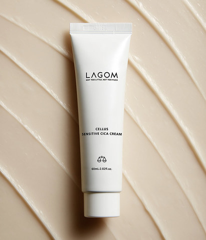 Крем с центеллой для чувствительной/раздражённой кожи, 60 мл / Lagom Cellus Sensitive Cica Cream