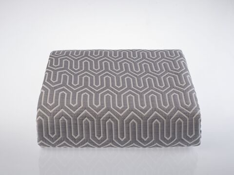 Покрывало 150x200 Claire Batiste Klee серое