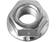 ЗУБР DIN 6923, кл. пр. 6, M8, цинк, 6 шт, гайка с фланцем (303636-08)