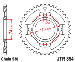 Звезда ведомая JTR854 41