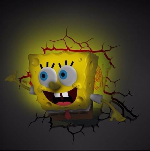 Губка Боб 3D-светильник SpongeBob