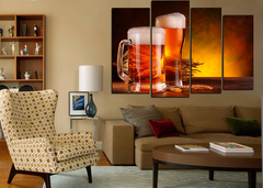 Модульная картина "Бокал хмельного"