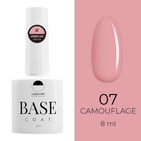 Базовое камуфлирующее покрытие для гель-лака LUNA LINE Camouflage Rubber (10 ml) №7