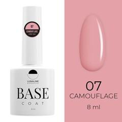 Базовое камуфлирующее покрытие для гель-лака LUNA LINE Camouflage Rubber (10 ml) №7