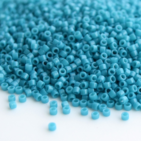 DB-2133 Бисер цилиндрический Миюки делика 11/0 /Miyuki delica 11/0 Duracoat Opq Azure