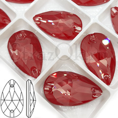 Купить пришивные стразы DeLux Drop Frozen Coral коралловые оптом с доставкой