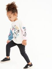 Джегинсы для девочки Next M15-051, Черный