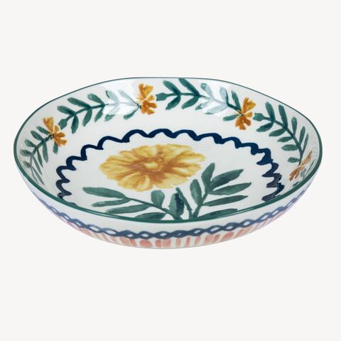 Тарелка глубокая 21.5см Дымов Керамика Луга