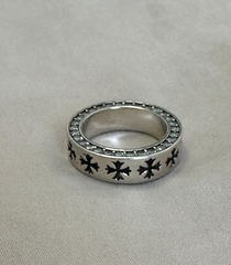 Кольцо FOREVER из серебра 925 пробы в стилистике CHROME HEARTS