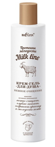 Белита Milk line Протеины молодости Крем-гель д/душа 400мл