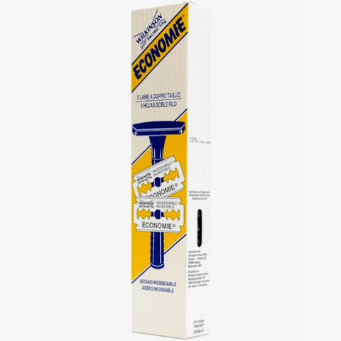 Лезвия для бритья классические двусторонние Wilkinson Sword Economic 5шт. (25X5шт. =125 лезвий)