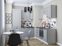 Угловая модульная кухня Ницца Royal-03 Magnum - Белый 2140*1600/1600*600
