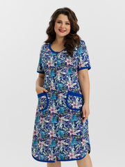 4728 Халат на пуговицах