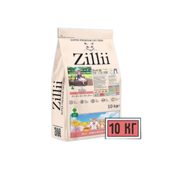 Корм для стерилизованных кошек ZILLII (Зилли) Cat Sterilized Light 10кг индейка и утка сухой для кошек с избыточным весом