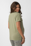 Футболка для беременных и кормящих 18072 шалфей