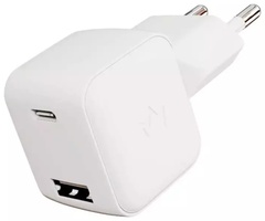 Зарядное устройство VLP G-Charge 30W USB-C&#43;USB-A QC USB, USB Type-C белый