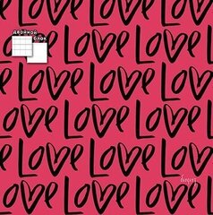 
          Блокнот 150х150мм, гребень, Апплика, мелованный картон, 40 л. клетка + 40 л. без линовки, "С любовью "